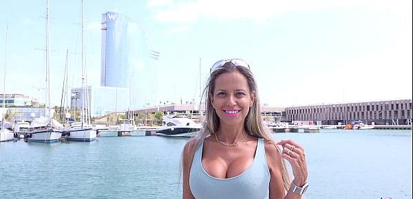  GERMAN SCOUT - FIT BIG TITS LATINA MILF HELENA SUCK PUBLIC AND ROUGH FUCK FOR CASH